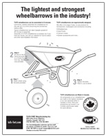 Wheelbarrow assembly instructions